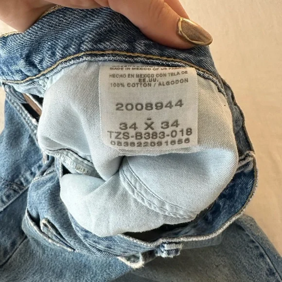 Vintage Lee Men’s Classic Denim Straight Leg Jeans - Picture 8 of 8